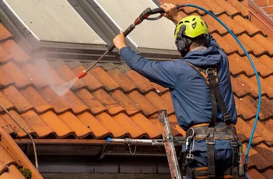 Démoussage et hydrofuge de toiture à Meyssac
